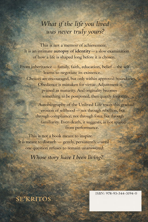 Autobiography of the Unlived Life